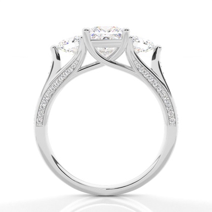 Prinzessin Platin Trilogie Verlobungsringe