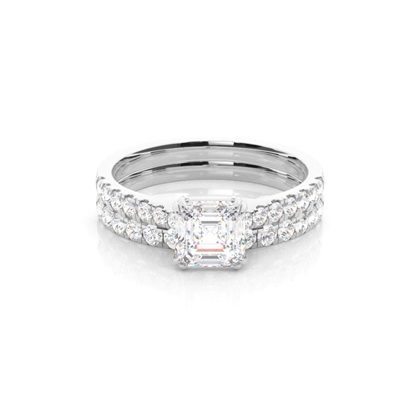 Asscher Diamond Engagement Rings