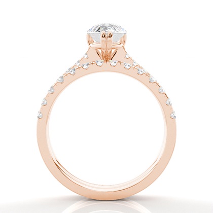 Tropfen Ringsets Verlobungsringe