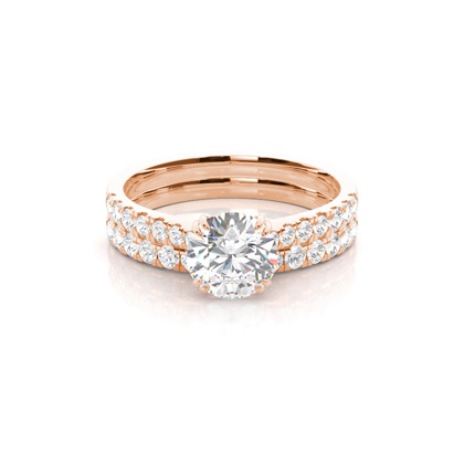 Rose Gold Diamond Engagement Rings