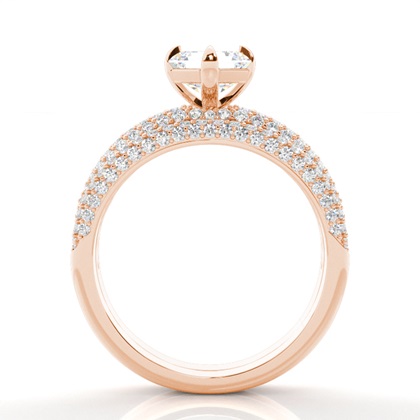 Rotgold Ringsets Verlobungsringe