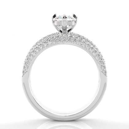 Cushion Bridal Diamond Engagement and Wedding Ring Sets