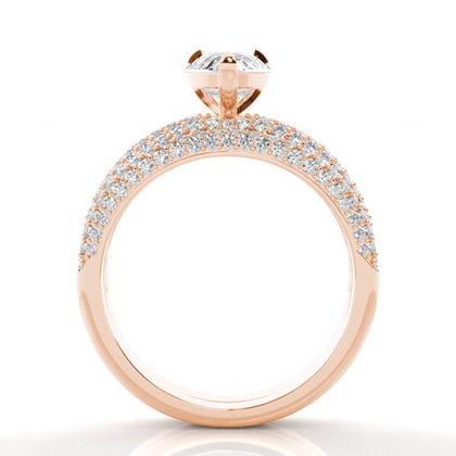 Tropfen Ringsets Verlobungsringe