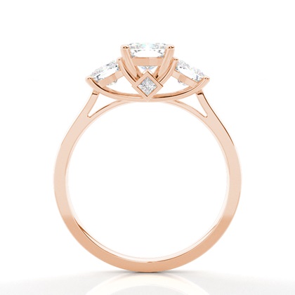 Rose Gold Diamond Engagement Rings