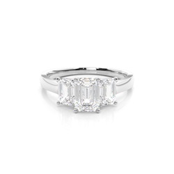 Zinkeneinstellung Trilogie Diamant Verlobungsring
