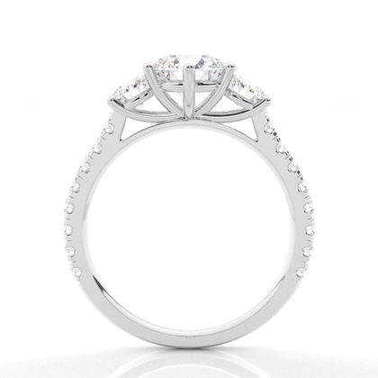 Brilliant Platin Trilogie Verlobungsringe