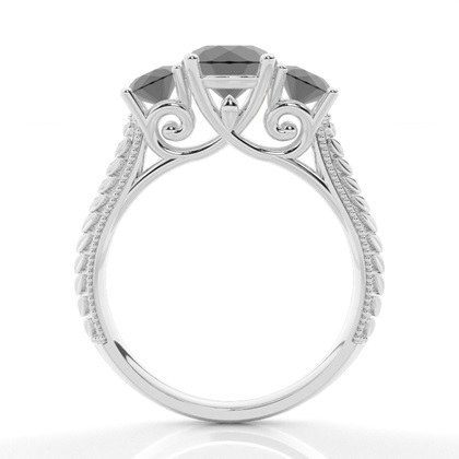 1.00 Carat Weißgold Trilogie Ringe