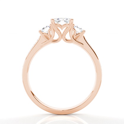 Zinkeneinstellung Trilogie Diamant Verlobungsring