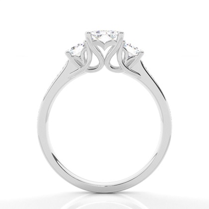 Zinkeneinstellung Trilogie Diamant Verlobungsring