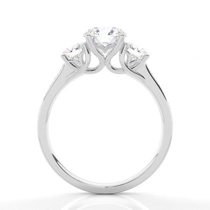 Brilliant Platin Trilogie Verlobungsringe