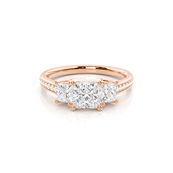 Zinkeneinstellung Trilogie Diamant Verlobungsring