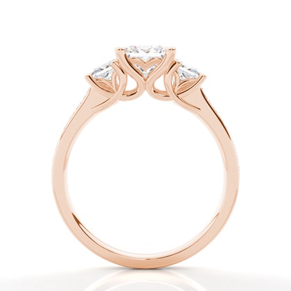 Zinkeneinstellung Trilogie Diamant Verlobungsring