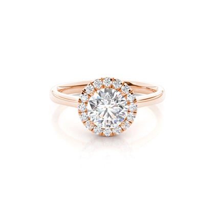 Rose Gold Diamond Engagement Rings