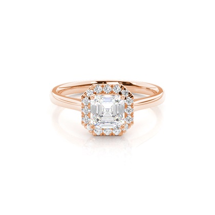 Asscher Diamond Engagement Rings