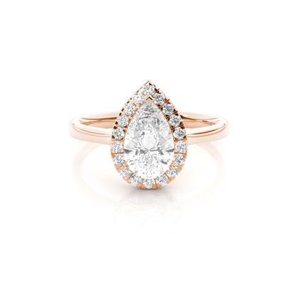 Pear Shaped Diamond Engagement Rings