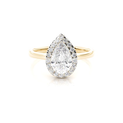 Mixed Metal Diamond Engagement rings