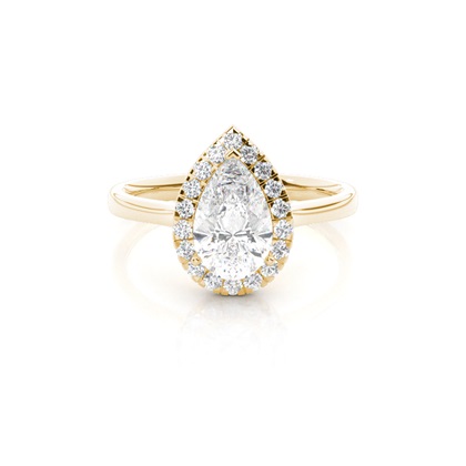 Pear Shaped Diamond Engagement Rings