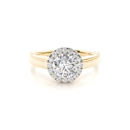Mixed Metal Diamond Engagement rings