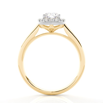 Cushion Cut Diamond Engagement Rings - 