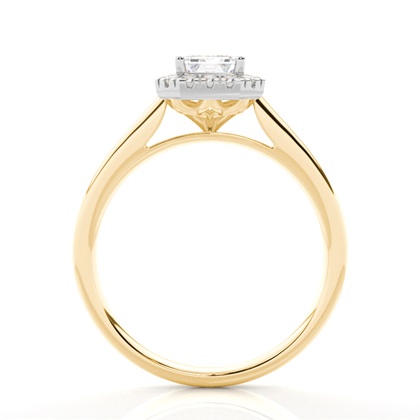 Emerald Cut Diamond Engagement Rings