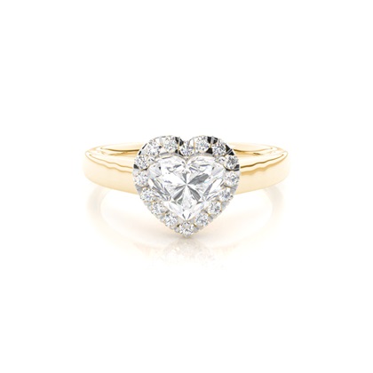 Mixed Metal Diamond Engagement rings