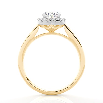 Mischmetalle Verlobungsringe