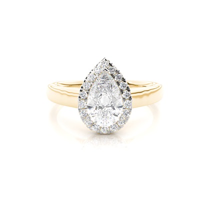 Mixed Metal Diamond Engagement rings