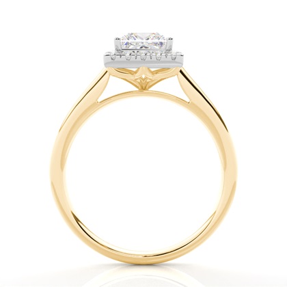 Mixed Metal Engagement rings