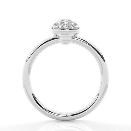 Platinum Diamond Cluster Rings