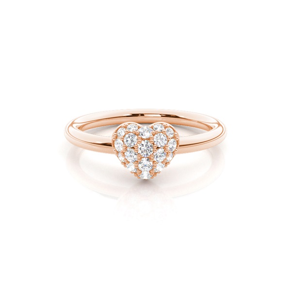 Prong Setting Round Diamond Cluster Ring