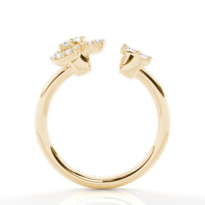 Prong Setting Round Diamond Everyday Ring