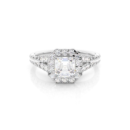 Asscher Diamond Engagement Rings