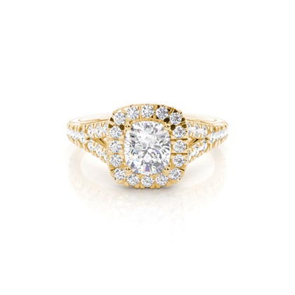 Cushion Cut Diamond Engagement Rings