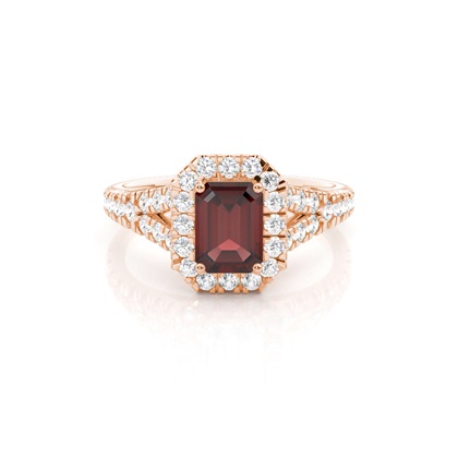 Emerald Cut Gemstone Rings & Jewellery