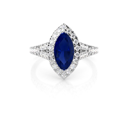 Marquise Diamond Engagement Rings