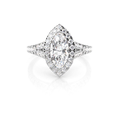 Marquise Womens Diamond Engagement Rings