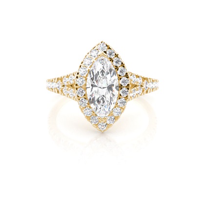 Marquise Diamond Engagement Rings