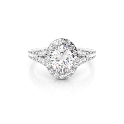 Oval Diamond Engagement Rings
