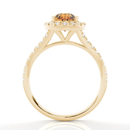 Pear Yellow Gold Diamond Rings Gemstones