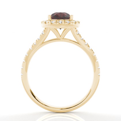 Pear Yellow Gold Diamond Rings Gemstones