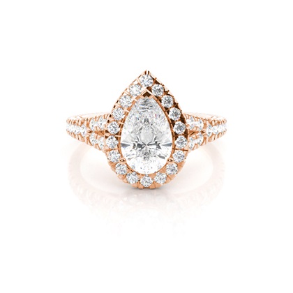 Pear Shaped Diamond Engagement Rings