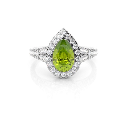 Pear Shaped Gemstone Rings & Jewellery