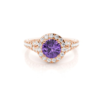 Rose Gold Gemstone Rings & Jewellery