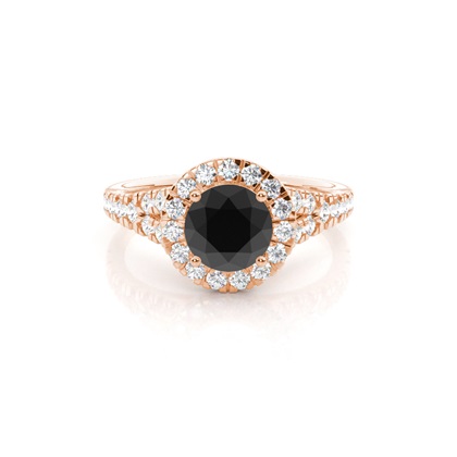 Rose Gold Diamond Engagement Rings