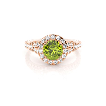 Rose Gold Diamond Rings Gemstones