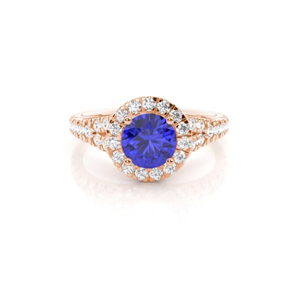 Rose Gold Diamond Engagement Rings Gemstones