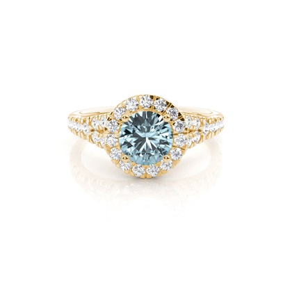 Yellow Gold Gemstone Rings & Diamond Earrings
