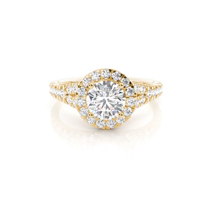 Yellow Gold Diamond Engagement Rings