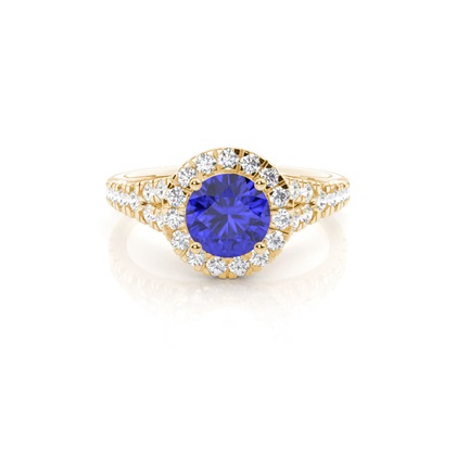 Yellow Gold Diamond Engagement Rings Gemstones