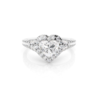 Heart Diamond Engagement Rings